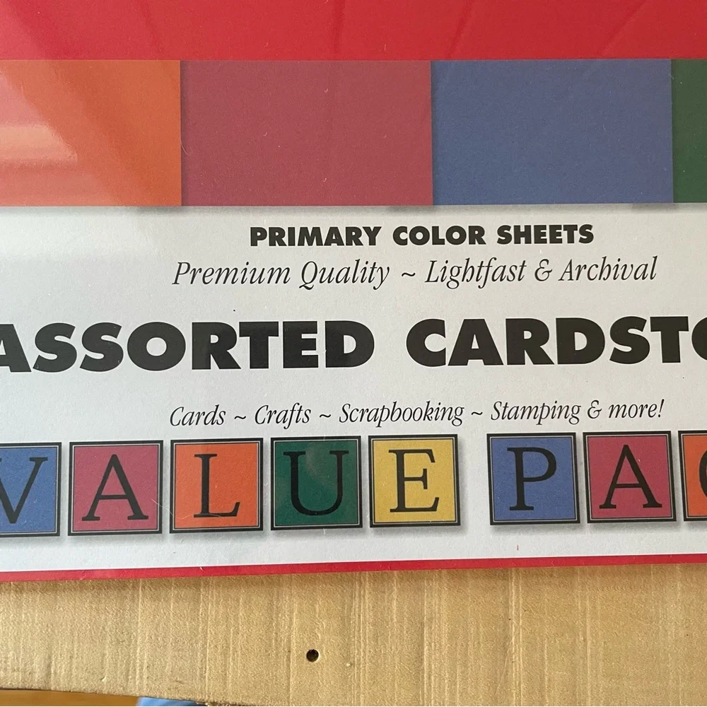 $10 SALE The Paper Company Assorted Cardstock Value Pack NWT Scrapbooking Crafts